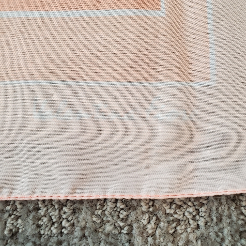Vintage Valentina Fiore coral scarf made in Italy - Picture 4 of 7
